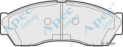 APEC BRAKING pad1478 -  Комплект тормозных колодок, дисковый тормоз